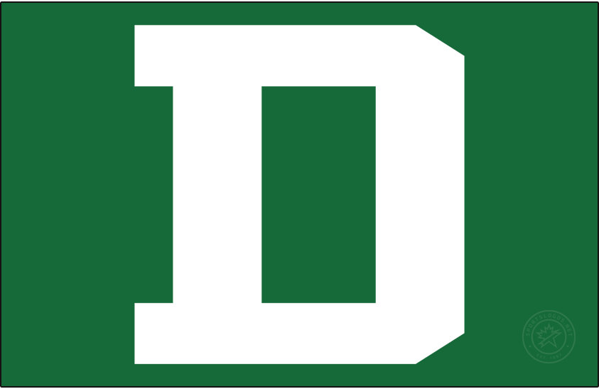 Dartmouth Big Green 1974-2005 Primary Dark Logo iron on transfers for clothing
